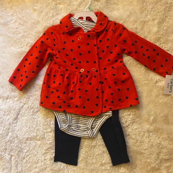 Carters 6 months cute for Valentine day . Carters collectibles . - Picture 2 of 3